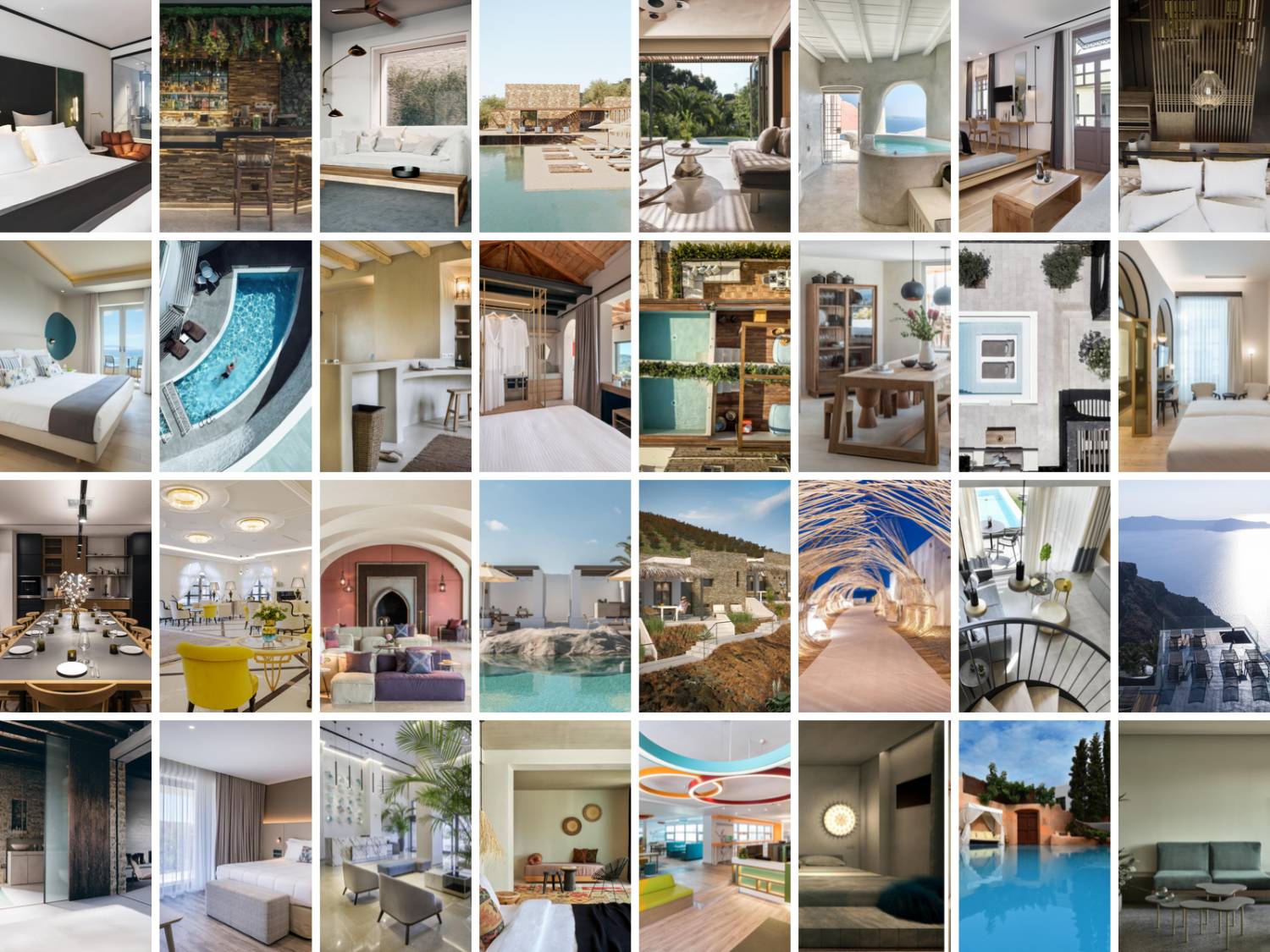 Τα 32 ξενοδοχεία που θα διαγωνιστούν στην ειδική βραδιά Απονομής των 100% Hotel Design Awards 2019
